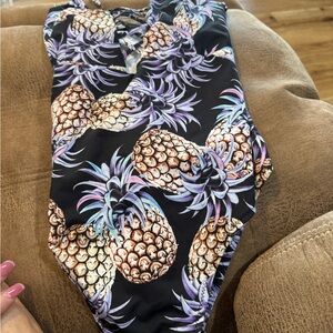 Pineapple Print Swimsuit
